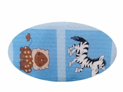 Povlečení Zebra modrá - krep 90 x 130