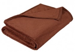 Deka KORALL mikrovlákno 150/200cm tm.hnědá