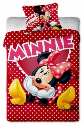 Povlečení Minnie hearts DISNEY