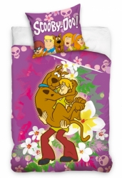 Povlečení Scooby Doo květiny 140/200, 70/80 cm