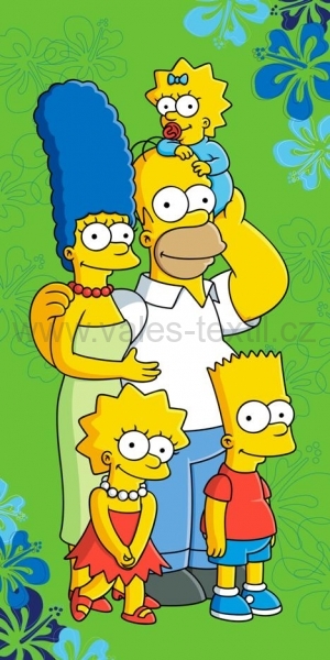 Osuška Simpsons 2016  70 x 140 cm